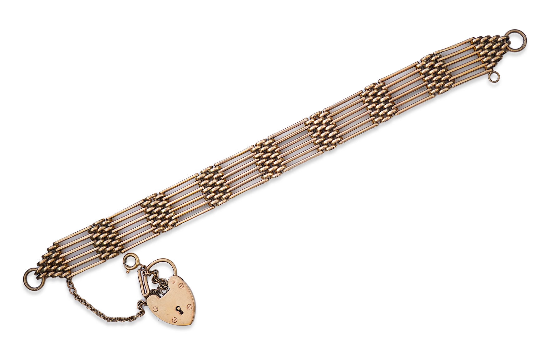 A 9ct gold bracelet, circa 1978